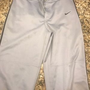 Gray baseball pants